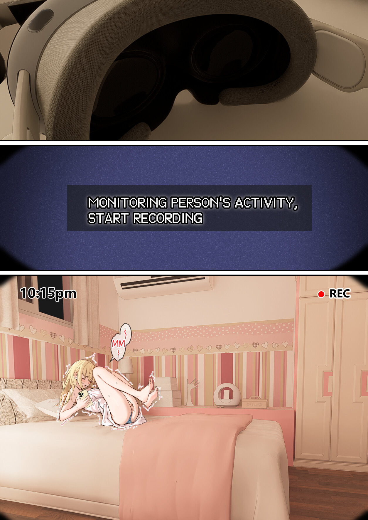 Hentai Manga Comic-My AR glasses can see various stats about my foster sister?!-Read-160